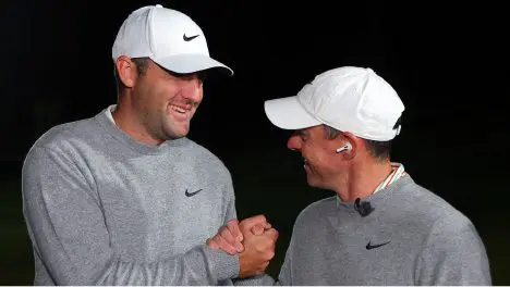 Scottie vs. Rory rivalry heats up! Picture from CNN